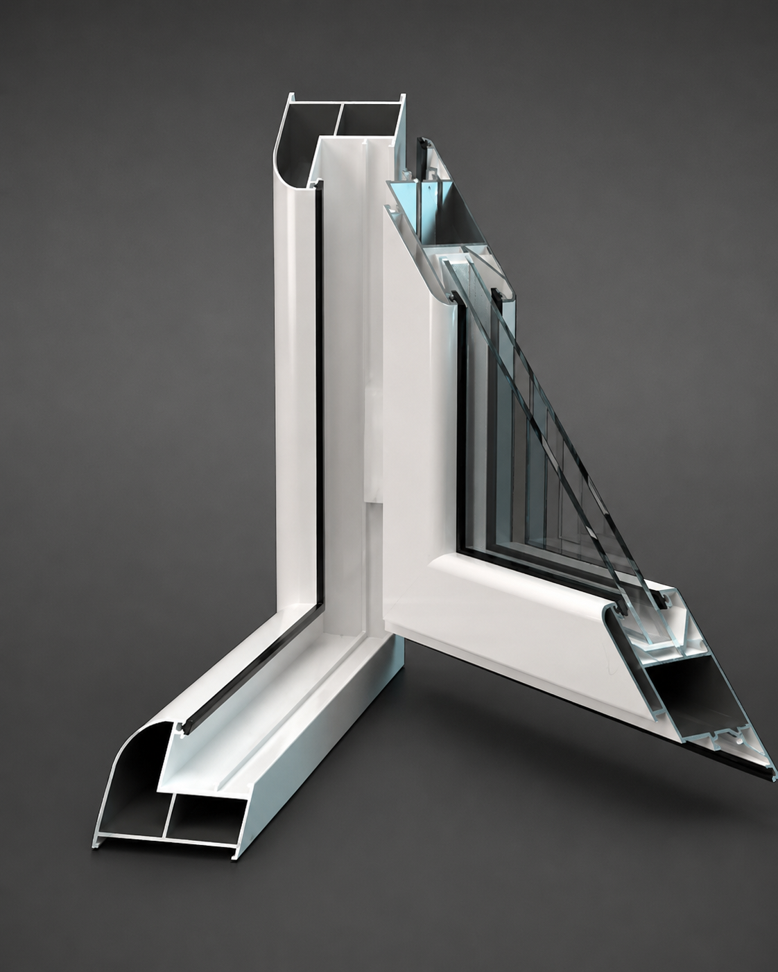 BRAMS profil stolarije — 3D render